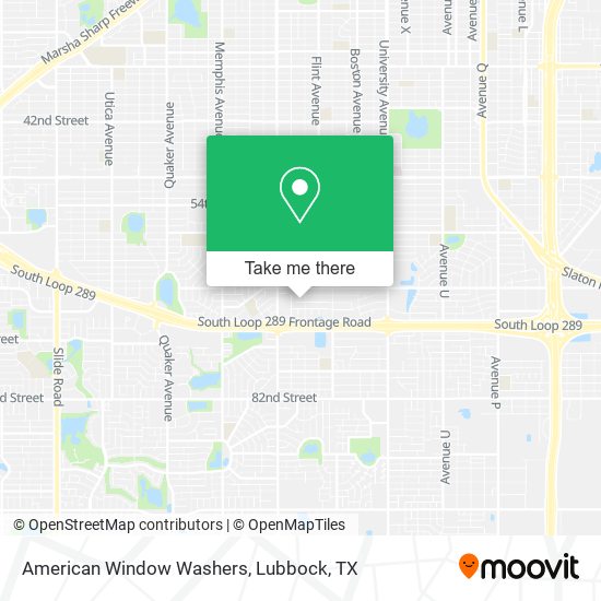 American Window Washers map