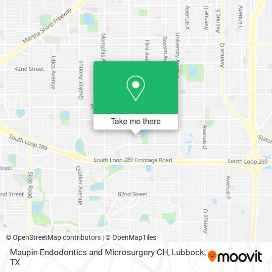 Maupin Endodontics and Microsurgery CH map