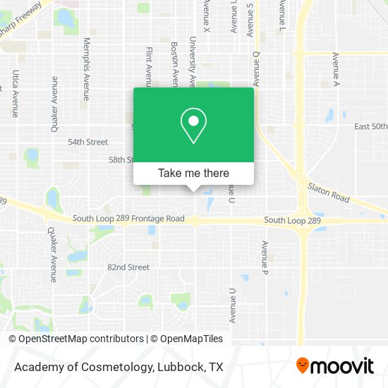 Mapa de Academy of Cosmetology