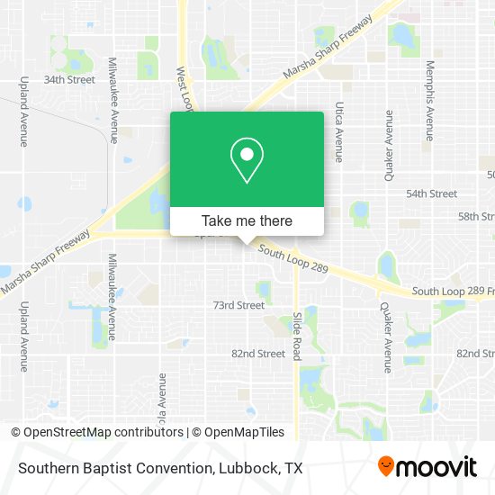 Southern Baptist Convention map