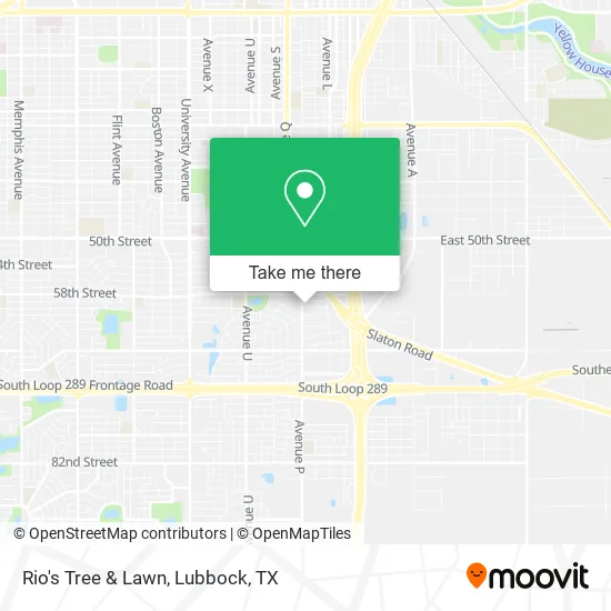 Rio's Tree & Lawn map