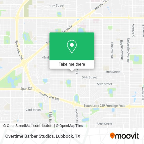 Mapa de Overtime Barber Studios