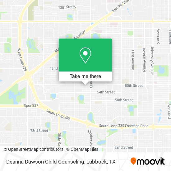 Deanna Dawson Child Counseling map