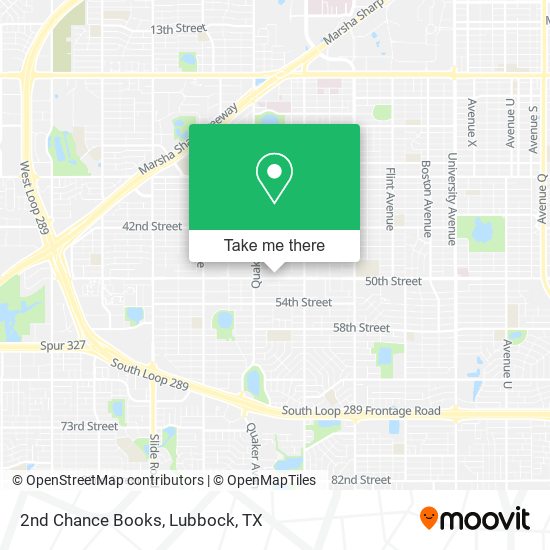 Mapa de 2nd Chance Books