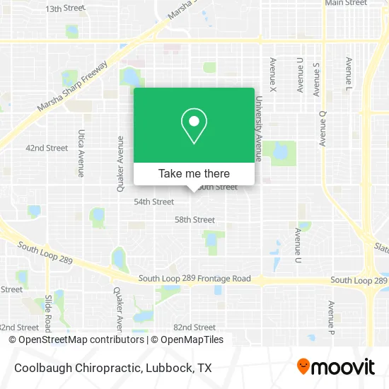 Coolbaugh Chiropractic map