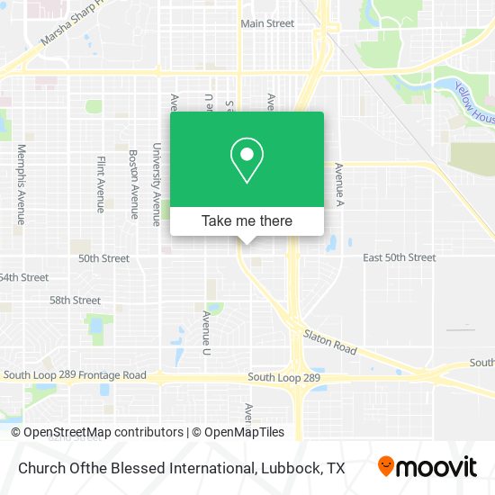 Church Ofthe Blessed International map