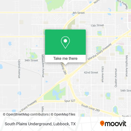 South Plains Underground map