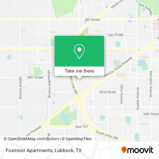 Foxmoor Apartments map