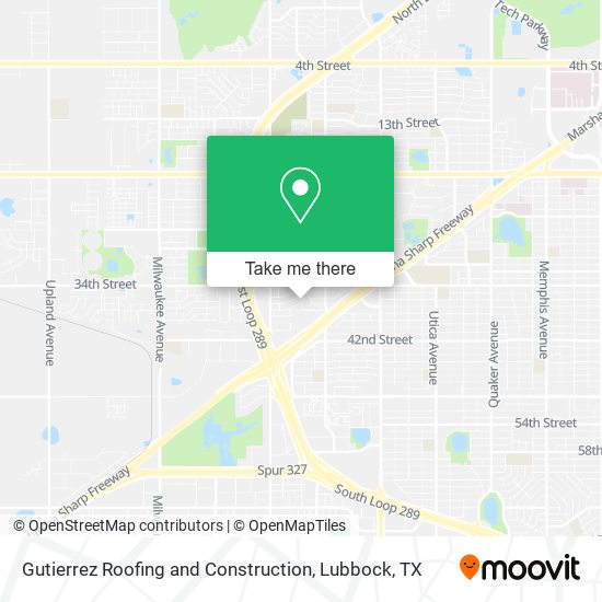 Gutierrez Roofing and Construction map