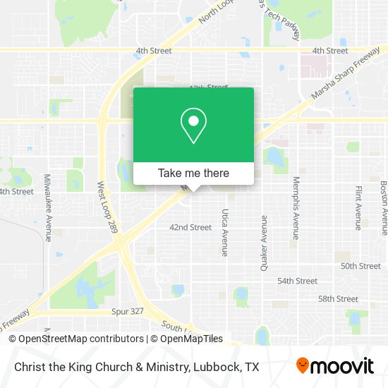 Christ the King Church & Ministry map