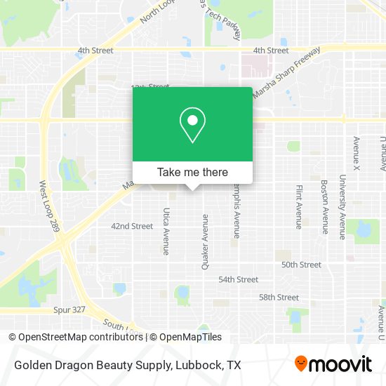 Mapa de Golden Dragon Beauty Supply