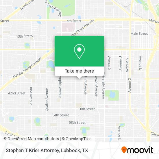 Stephen T Krier Attorney map