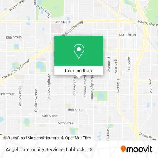 Angel Community Services map