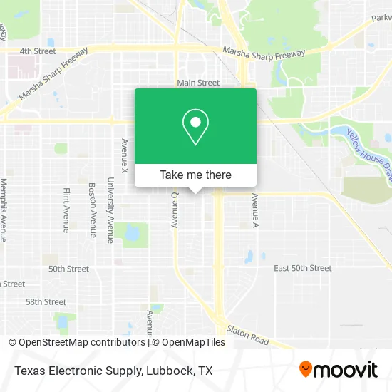 Texas Electronic Supply map