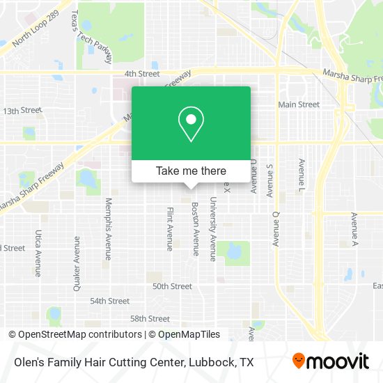 Olen's Family Hair Cutting Center map