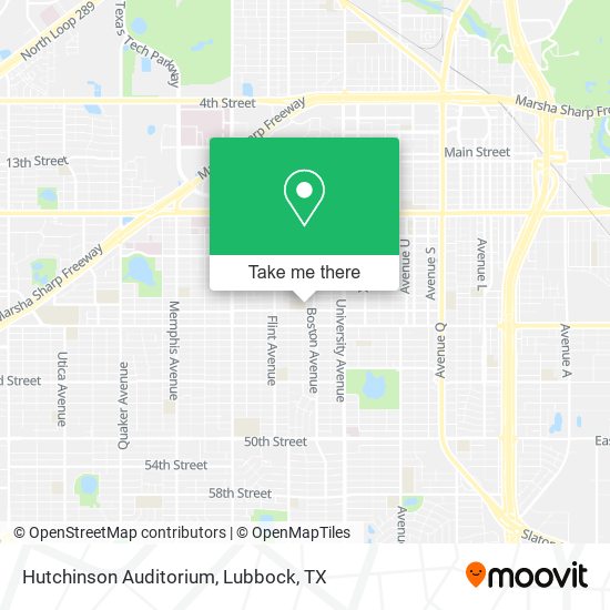 Mapa de Hutchinson Auditorium