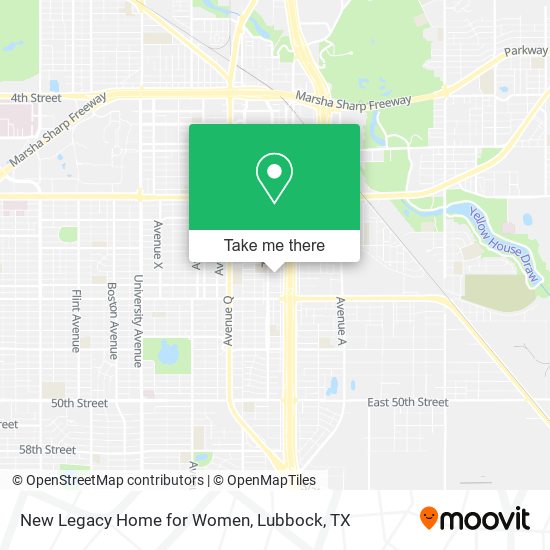 New Legacy Home for Women map