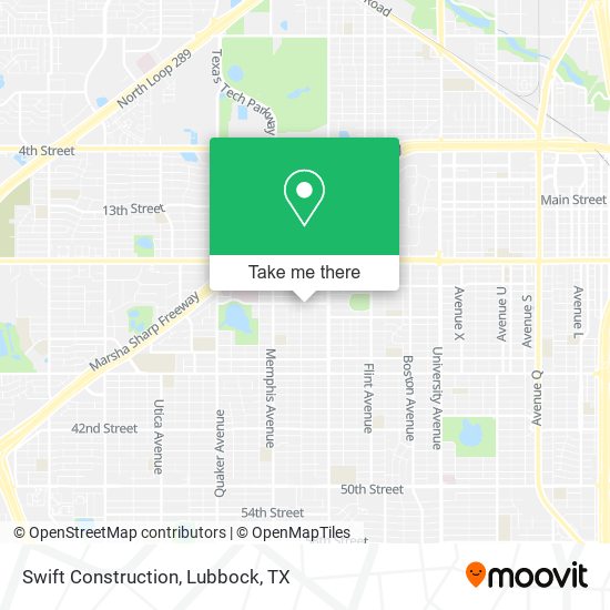 Swift Construction map
