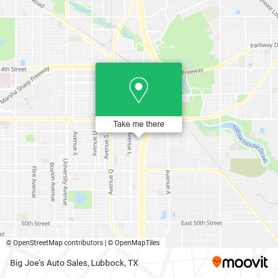 Big Joe's Auto Sales map