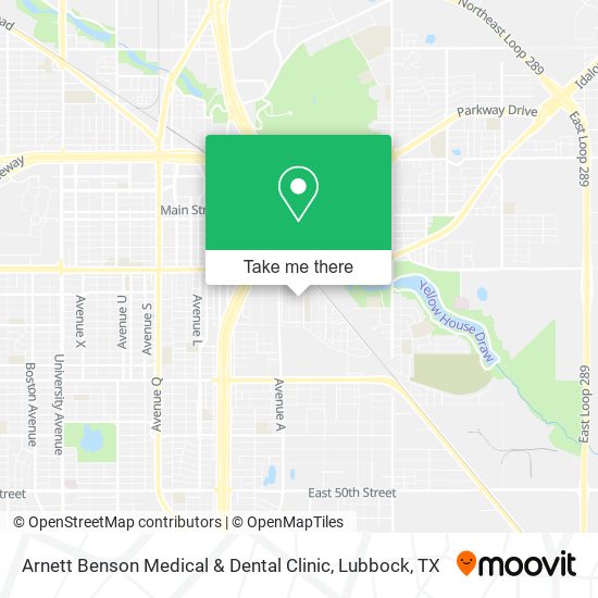 Mapa de Arnett Benson Medical & Dental Clinic