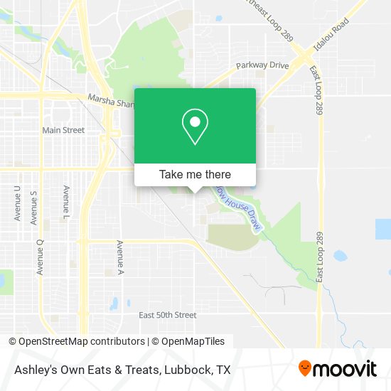 Ashley's Own Eats & Treats map