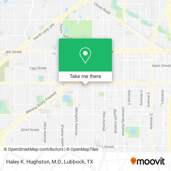Mapa de Haley K. Hughston, M.D.