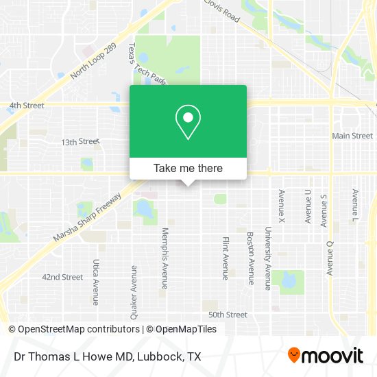 Dr Thomas L Howe MD map