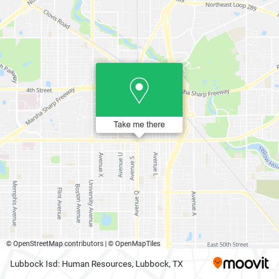 Lubbock Isd: Human Resources map