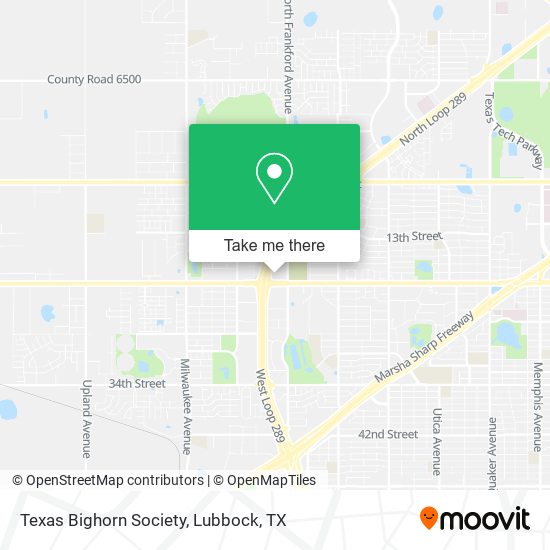 Texas Bighorn Society map