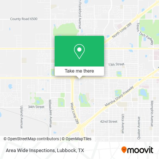 Area Wide Inspections map