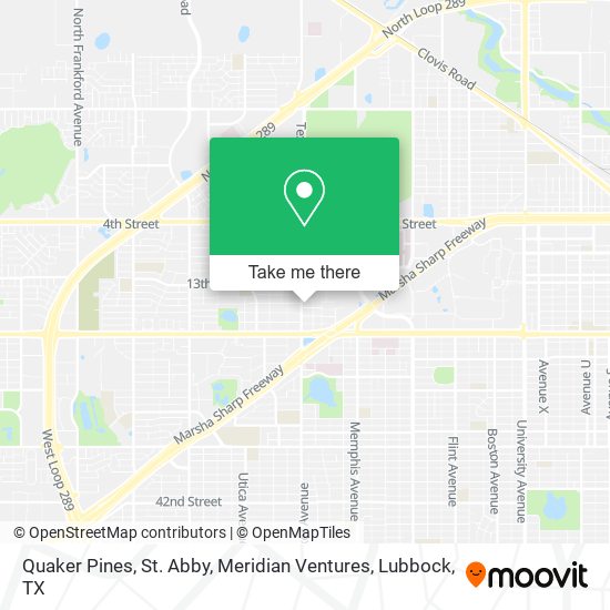 Quaker Pines, St. Abby, Meridian Ventures map
