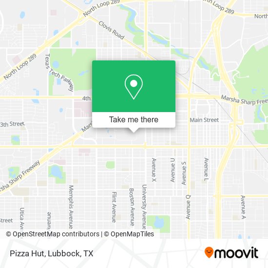 Mapa de Pizza Hut