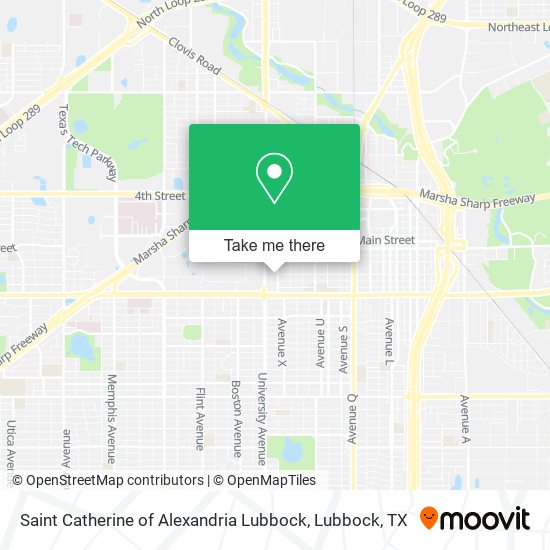 Saint Catherine of Alexandria Lubbock map