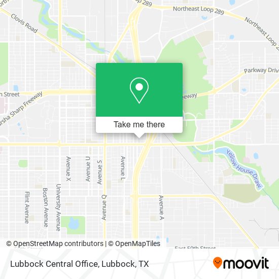 Lubbock Central Office map