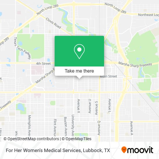For Her Women's Medical Services map