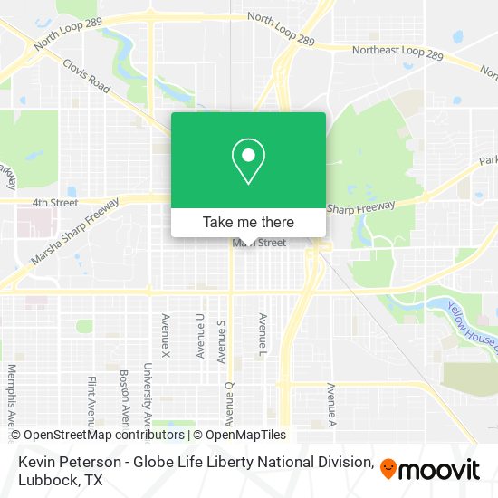 Kevin Peterson - Globe Life Liberty National Division map