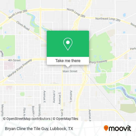 Bryan Cline the Tile Guy map