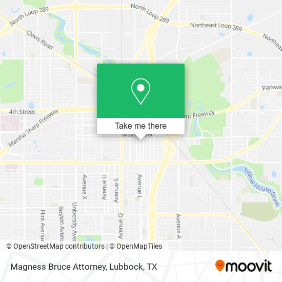 Mapa de Magness Bruce Attorney