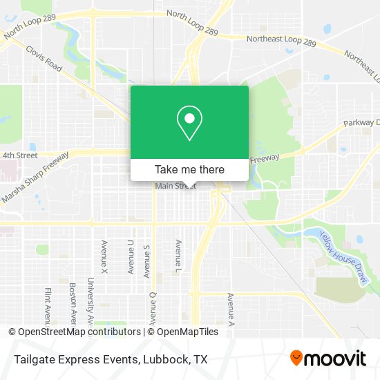 Mapa de Tailgate Express Events