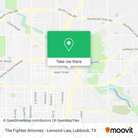 The Fighter Attorney - Lemond Law map