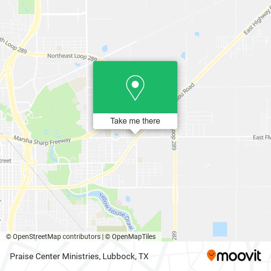Praise Center Ministries map
