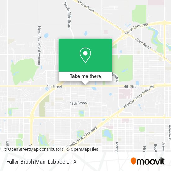 Mapa de Fuller Brush Man