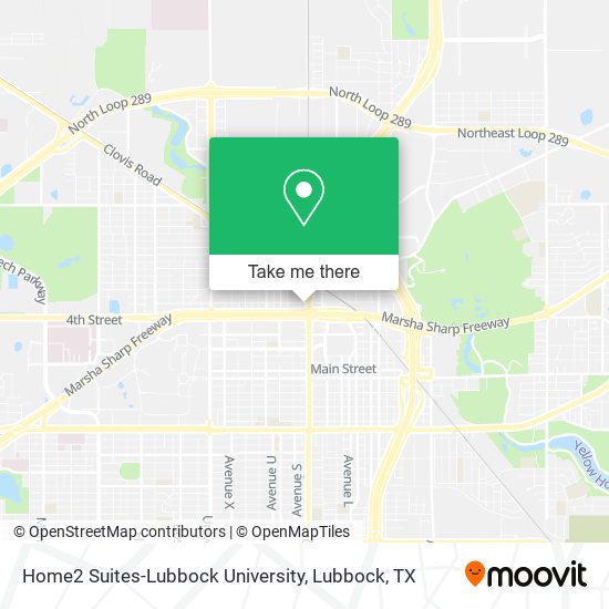 Home2 Suites-Lubbock University map