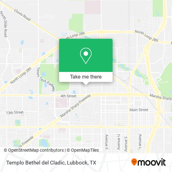 Templo Bethel del Cladic map