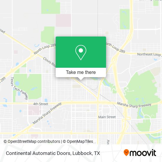 Continental Automatic Doors map