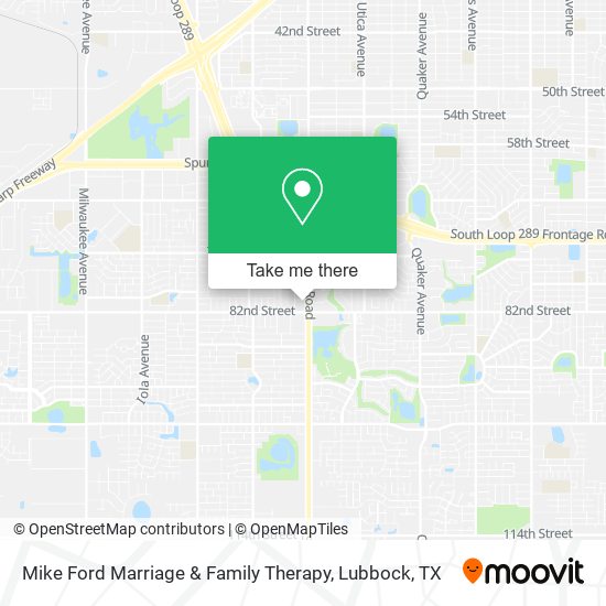Mike Ford Marriage & Family Therapy map