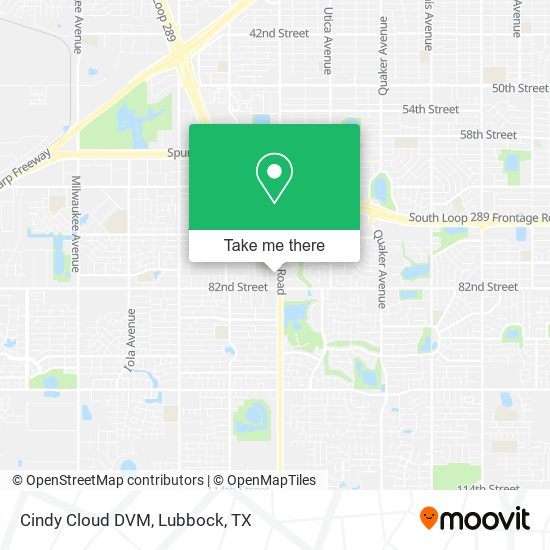 Cindy Cloud DVM map