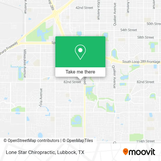 Lone Star Chiropractic map