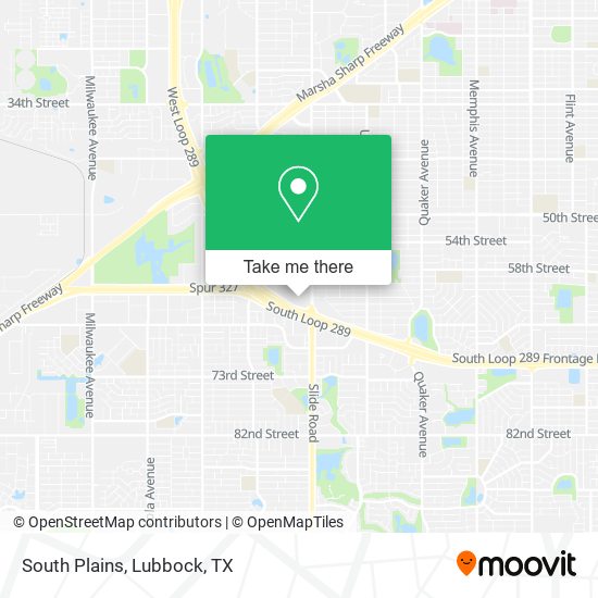 Mapa de South Plains