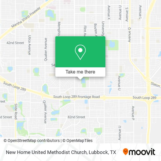 New Home United Methodist Church map